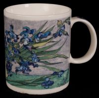 Chaleur Vincent Van Gogh Blue Irises Coffee Mug